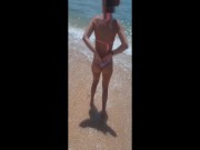 Preview 4 of My Wife exhibicion in the beach