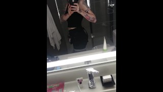 Cutie Farting In A Fancy Hotel Bathroom