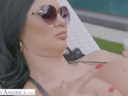 Preview 1 of Naughty America Best friends share a cock while on staycation