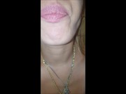 Preview 3 of Vore, chewing an egg, drooling, spit and tongue fetish