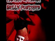 Preview 1 of belly punch my 18-year-old friend, she gets fucked when I do belly fetish