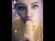 Preview 2 of Snap chat POV blow job