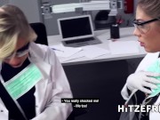 Preview 6 of HITZEFREI Dr Mia Blow masturbates in the office