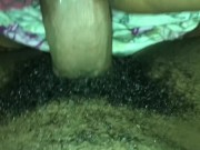 Preview 6 of Clit Rubbing and Swallowing dick Panties to the Side