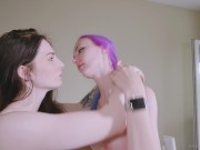 Preview 5 of Step sister give virginity bro easy sex w Little Reislin & Sia Siberia