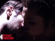 Preview 5 of Devianthardcore - Submissive Big tit Dahlia Sky gets let out to fuck