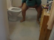 Preview 4 of Jen is Peeing all over the Bathroom Floor