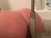 Preview 1 of Bath Masturbation with the Shower Head Quick Intense Orgasm