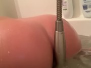 Preview 3 of Bath Masturbation with the Shower Head Quick Intense Orgasm