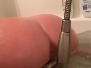 Preview 5 of Bath Masturbation with the Shower Head Quick Intense Orgasm