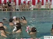 Preview 6 of JAV pool games 36 women capture the bikini top Subtitles