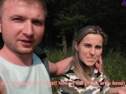 Preview 2 of Quickie Fuck with Stranger in Park - Outdoor Cum in Mouth