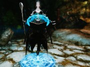 Preview 1 of skyrim Beautiful magician like summon monster