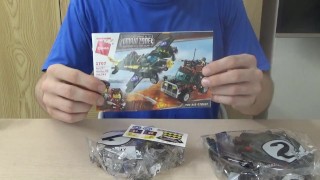 Virgin stepson does it for 50 minutes: building his stepmom's new Lego set