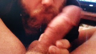 Deep throating daddies cock. I can't get enough of my favriote dick