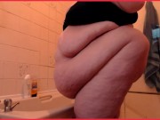 Preview 4 of BBW SSBBW STRIPS OFF READY FOR THE SHOWER CURVY BODY