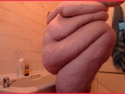 Preview 6 of BBW SSBBW STRIPS OFF READY FOR THE SHOWER CURVY BODY