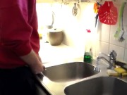 Preview 3 of John is Peeing in the Kitchen Sink