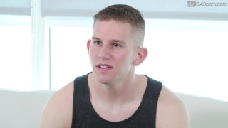 Young Fit Country Boy Strips & Fucks A Big City Casting Agent To Get Work