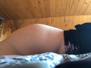 Preview 3 of BBW Humping a pillow until I cum loudly while home alone