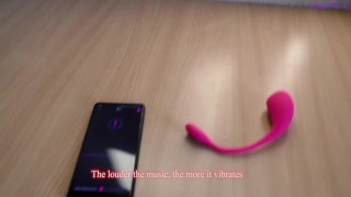Sound Control Vibrator In Public - No Orgasm, No Fuck, No Cumshot, But Fun