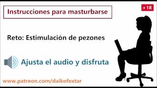 Audio JOI en español, Akane y su experimento, instrucciones para paja.