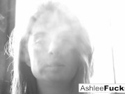 Preview 6 of Sexy Ashlee Graham smokes while showing off her natural tits