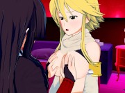 Preview 3 of Akame x Leone Lesbian/Threesome 3D Hentai