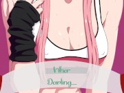 Preview 4 of Hentai JOI - Zero two 002 Wants to try out something and it's lewd