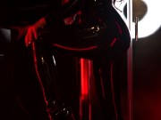 Preview 4 of Sexy Russian Cosplay Girl in Black Latex Catsuit