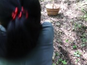 Preview 5 of Public sex while mushroom hunting - Amateur doggystyle
