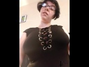Preview 4 of Big Tiddy Goth Humiliation Sexting Compilation