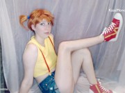 Preview 1 of Misty (Pokemon Cosplay) Discovers Her First Orgasms