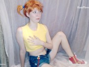 Preview 2 of Misty (Pokemon Cosplay) Discovers Her First Orgasms