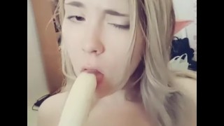 Horny StepSis Learns to Suck Using My Dick and Gives Herself Hard Fuck POV