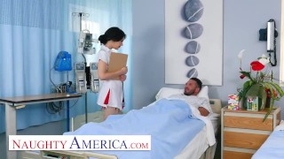 Naughty America - Nurse Valentina takes extra care of her patient