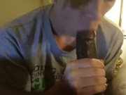 Preview 3 of Finger Licking Cum Swallowing Wife Empties My BBC