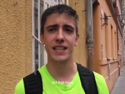 Preview 3 of CZECH HUNTER 465 -  Twink Strolling The Streets Takes A Break For Some Anal Action