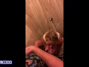 Preview 3 of Cherry Kiss fuck in restaurant toilet with blowjob and cum shot part 2