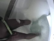 Preview 3 of My first solo scene! Bath, bubbles, candles, dildo = a lot fun!