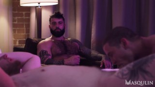 Markus Kage Jerk off on Ryan Stone and Jay when they FUCK