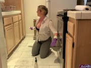 Preview 3 of Stepmom is horny and stuck in the oven