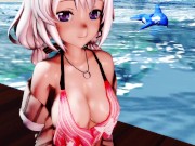 Preview 1 of MMD 3d HENTAI 紲星あかりの『裏営業』
