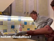 Preview 4 of fucking in the kitchen And creampie