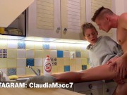 Preview 6 of fucking in the kitchen And creampie