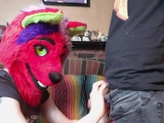 Preview 2 of Red Furry Blowjob