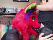 Preview 4 of Red Furry Blowjob