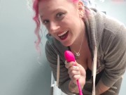 Preview 1 of Public Pussy Play at Laundromat