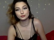 Preview 4 of TEEN CAMGIRLW LUSH BLACK LINGERIE AND STOCKINGS CHATURBATE LIVE RECORDING