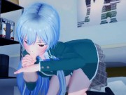 Preview 2 of Moka Akashiya (Inner) - Rosario + Vampire - 3D Hentai